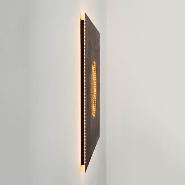 LED-Wandleuchte LUNA quadratisch groß der Firma Holländer Leuchten