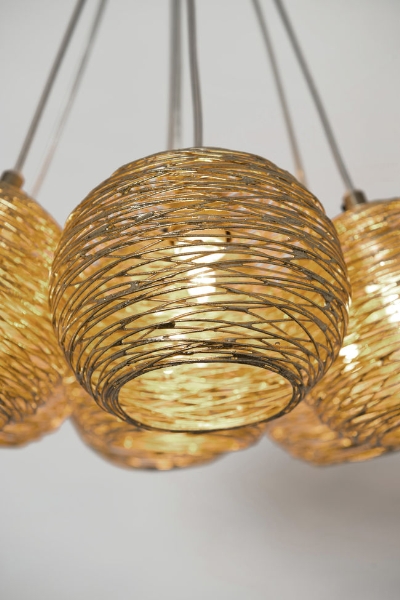 Hängeleuchte 7 flammig CARILLON der Firma Holländer Leuchten