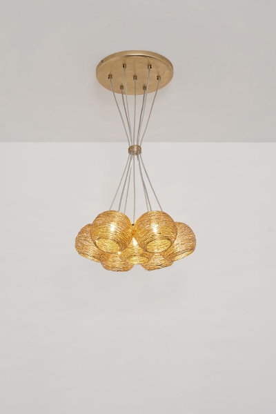 Hängeleuchte 7 flammig CARILLON der Firma Holländer Leuchten