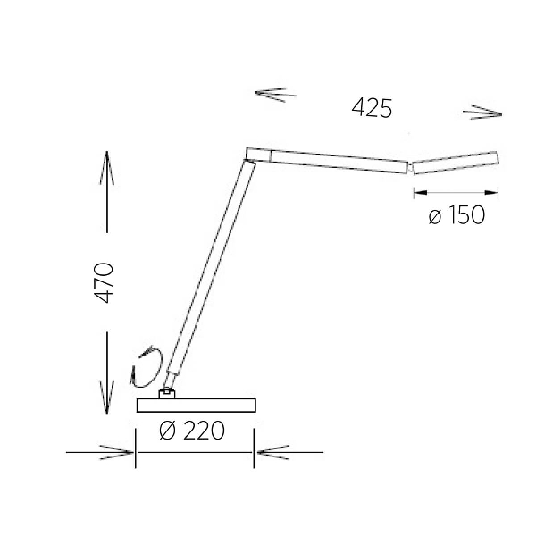 TESSA-T Tischleuchte der Firma Knapstein Leuchten