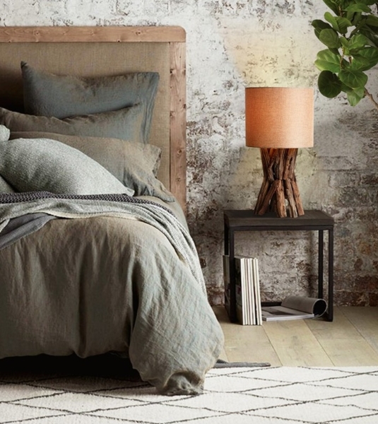 Tischleuchte Rough wood der Firma O'THENTIQUE by Asian Design House