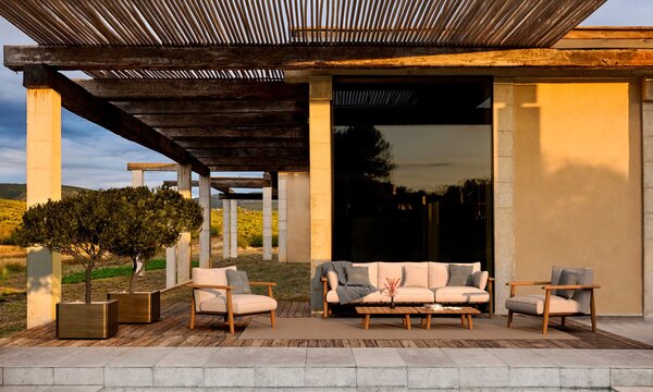 Pflanzgefäß Cuprum cube der Firma Royal Botania