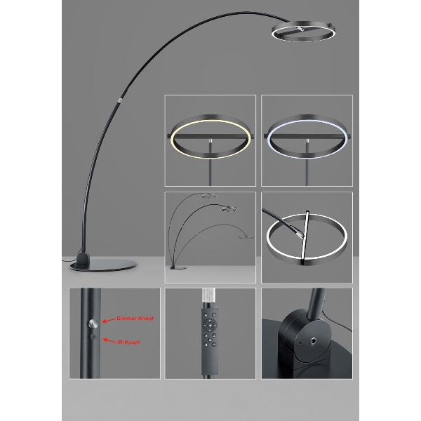 LED-Bogenleuchte SYDNEY der Firma Zicoli