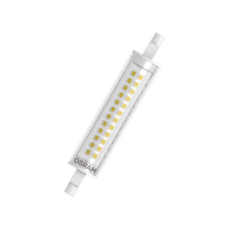 UNI-Elektro Halogenlampen R7s 114,2mm von UNI-Elektro Osram Slim Line LED R7s 118mm 11W 1521lm - 827 Extra Warmweiß - nicht dimmbar | Ersatz für 100W 238931