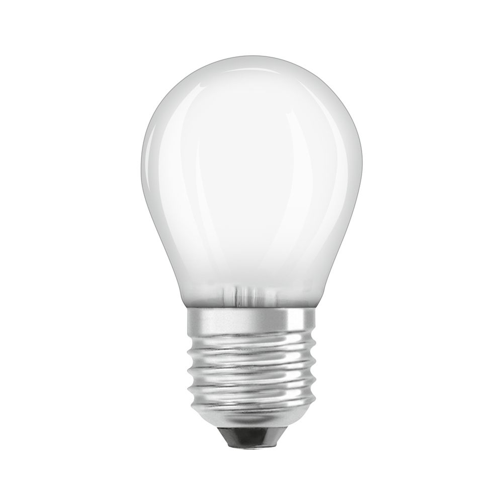 UNI-Elektro LED-Leuchtmittel von UNI-Elektro Ledvance Classic LED E27 Birne Fadenlampe Matt 4.8W 470lm - 827 Extra Warmweiß | Dimmbar - Ersatz für 40W LEDPCLP40D 5W/827 230VGLFR E27 10X1